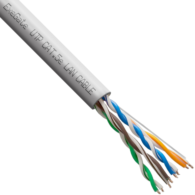 Кабель EXEGATE SPECIAL UTP4-C5e-CU-S25-IN-PVC-GY-305 UTP EX301080RUS