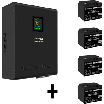 Комплект EXEGATE ИБП EX296003RUS + батарея 40Aч EX282976RUS 4шт