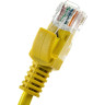 Патч-корд EXEGATE UTP-RJ45-RJ45-5E-0,3M-YL EX258664RUS