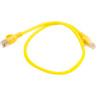 Патч-корд EXEGATE UTP-RJ45-RJ45-5E-0,5M-YL EX172880RUS