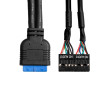 Планка USB на переднюю панель EXEGATE U3H-627S EX298351RUS