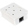 Розетка внешняя EXEGATE SM1-RJ45-C5 RJ-45 кат.5/5E UTP Krone/110 EX271122RUS