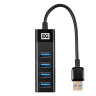 USB-Хаб (концентратор) 4-в-1 EXEGATE DUB-4TP EX296925RUS